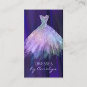 紫とラベンダーの輝くシーメスト 名刺 (正面)