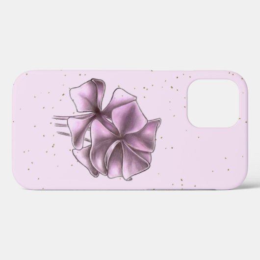 紫とラヴァンドールの花 Case-Mate iPhoneケース (裏面 (横))