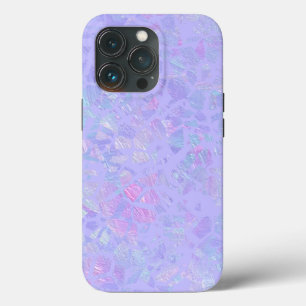 紫と数々の色の薄片 iPhone 13 PROケース