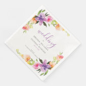 紫と桃の水のカラーフレーム (コーナー)