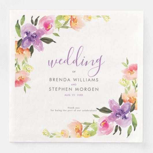 紫と桃の水のカラーフレーム (正面)