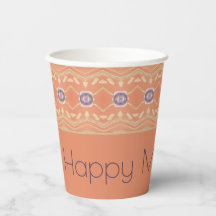 紫と桃パターン（の模様が）ある