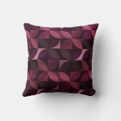 紫と梅モダン柄 クッション (裏面)