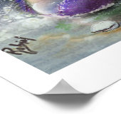 紫と母と子のキッシーの人魚 ポスター (角)