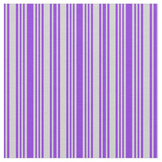 紫と淡いグレーの色パターン ファブリック (クローズアップ)