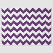 紫と淡い青のジグザグ 薄葉紙 (正面)