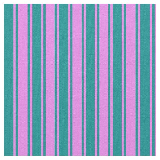 紫と濃いシアン色の線 ファブリック (クローズアップ)