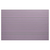 紫と濃い緑の線の付いたパターン ファブリック (ヤード)