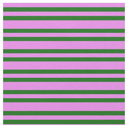 紫と濃い緑の線の付いたパターン ファブリック (クローズアップ)