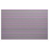 紫と濃い緑の色のストライプ付いた色のパターン ファブリック (ヤード)