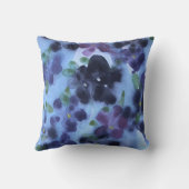 紫と濃い青 クッション (裏面)