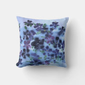 紫と濃い青 クッション (正面)