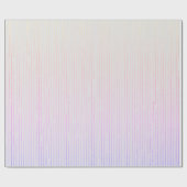 紫と灰色の色あせたストライプギフトラッピング ラッピングペーパー (フラット)