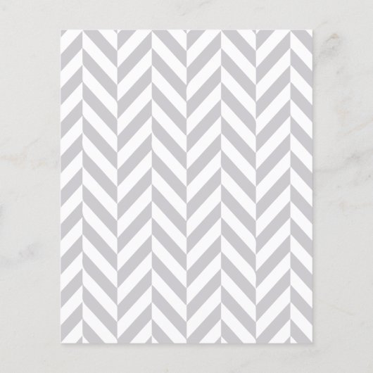 紫と灰色の象の赤ちゃんシャワーゲーム チラシ (裏面)