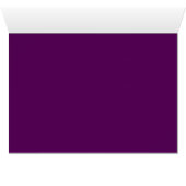 紫と王室の金ゴールドのフローラテーブル番号カード (内部横(下))