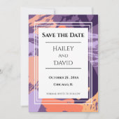 紫と珊瑚の日付を保存 (正面)