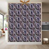 紫と白のアメジストジオードスライスタイル タイル