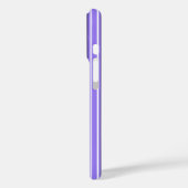 紫と白のキャンディストライプー Case-Mate iPhoneケース (裏面 / 左)