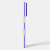紫と白のキャンディストライプー Case-Mate iPhoneケース (裏面 / 右)