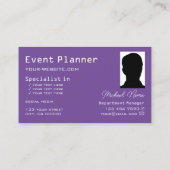 紫と白のチェスモダン盤とフォトシック 名刺 (裏面)