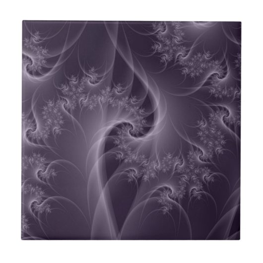 紫と白のツイストタイル タイル (正面)