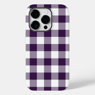 紫と白のバッファロープレイドiPhone Xケース Case-Mate iPhone 14 Proケース