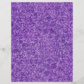 紫と白のパタ華美ーン紙 (正面)