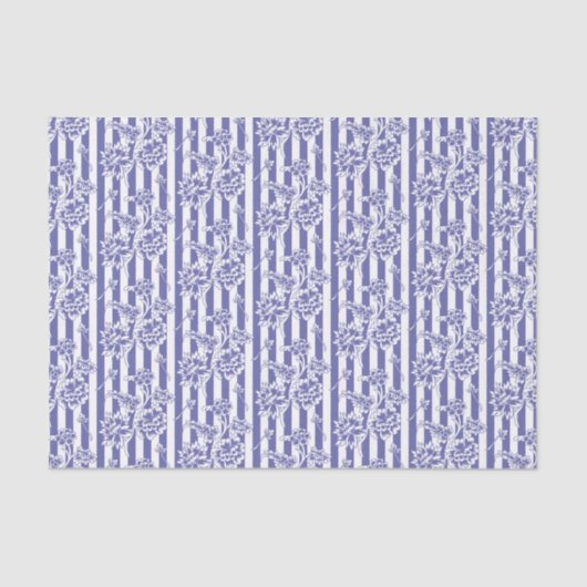 紫と白のフローラ 薄葉紙 (正面)