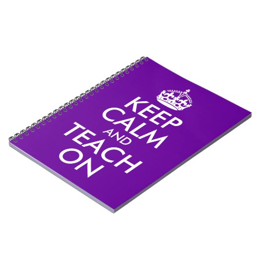 紫と白の保静かなオン教えオン ノートブック (左側)