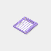 紫と白の抽象芸術図形の週間スケジュール ポストイット (アングル)