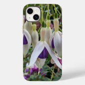 紫と白の明るい赤紫色花 Case-Mate iPhoneケース (裏面)