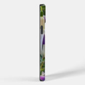 紫と白の明るい赤紫色花 Case-Mate iPhoneケース (裏面 / 右)