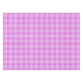紫と白の格子模様の市松模様にテーブルクロス テーブルクロス (正面(横))