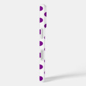 紫と白の水玉模様 Case-Mate iPhoneケース (裏面 / 右)