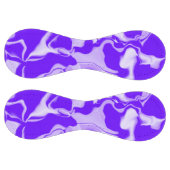 紫と白の波 ソフトボール (パネル)