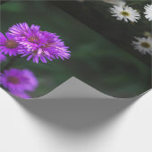 紫と白の花園 ラッピングペーパー (角)