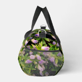 紫と白の花 ダッフルバッグ (右)