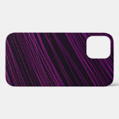 紫と白の薄いデジタル壁紙 Case-Mate iPhoneケース (裏面 (横))