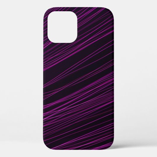 紫と白の薄いデジタル壁紙 Case-Mate iPhoneケース (裏面)