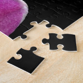 紫と白の蘭 ジグソーパズル (側面)