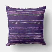 紫と白の装飾用クッション クッション (裏面)