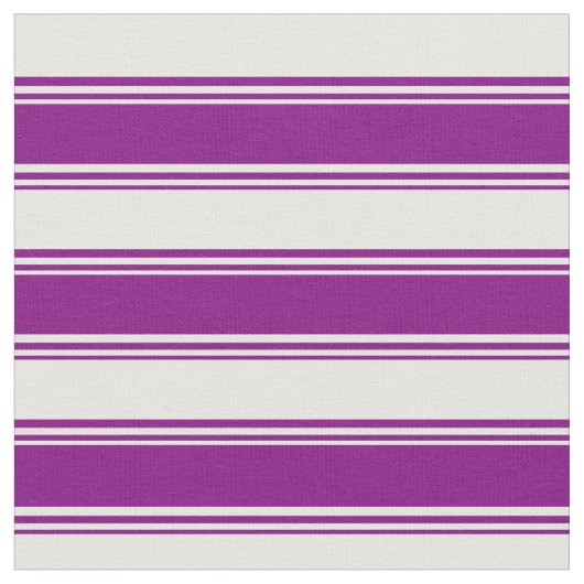 紫と白の裏地パターン ファブリック (クローズアップ)