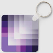 紫と白 キーホルダー (裏面)