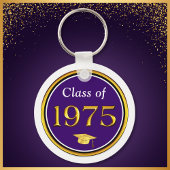 紫と白、クラス75懇親会、パーティーの好意 キーホルダー