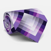 紫と白 ネクタイ (ロール)