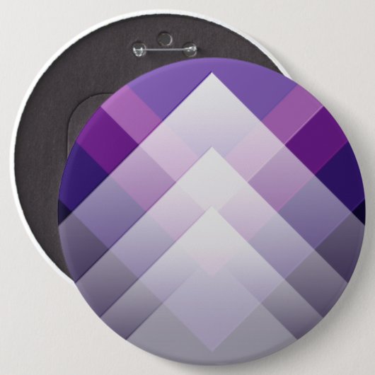 紫と白 缶バッジ (正面&裏面)