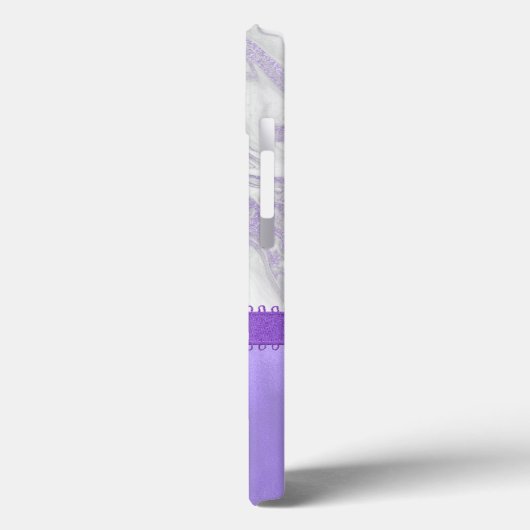 紫と白 Case-Mate iPhoneケース (裏面 / 左)