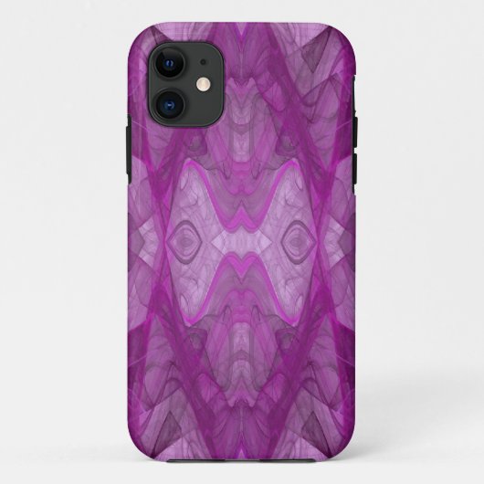 紫と白iPhone 5ケースメイトKolly There Case-Mate iPhoneケース (裏面)