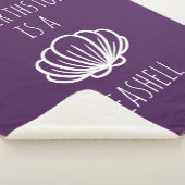 紫と白My Birthstone is a Seashell シェルパブランケット (3/4)