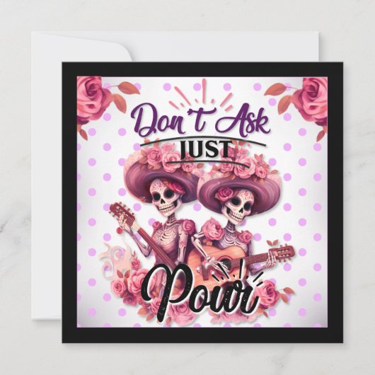 紫と砂糖かわいらしスカル シーズンカード (正面)